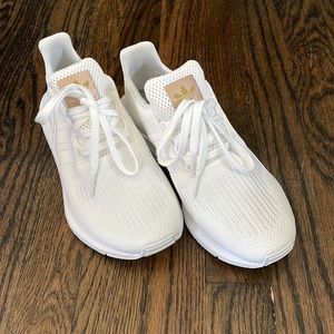 Adidas white sneakers